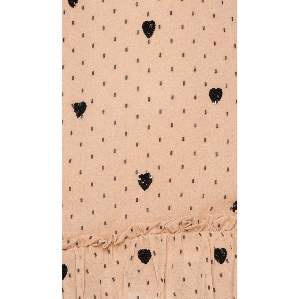 NBD “Cherry Pie” Mini Dress in Nude Black Women’s, XS size. - Picture 4 of 8